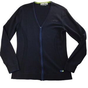 Alaska Airlines Jacket Size small Black Employee Landway Flight Attendant